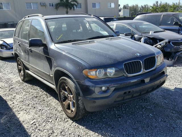 5UXFA13546LY33696 - 2006 BMW X5 3.0I PURPLE photo 1