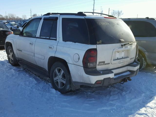 1GNDT13S042230392 - 2004 CHEVROLET TRAILBLAZE WHITE photo 3