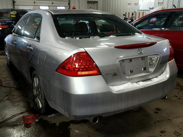 1HGCM66366A028833 - 2006 HONDA ACCORD LX SILVER photo 3