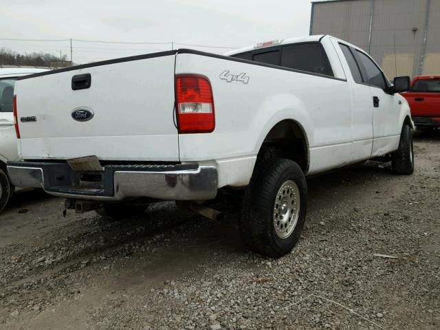 1FTVX14525NC01602 - 2005 FORD F150 WHITE photo 4