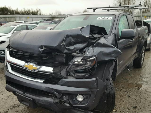 1GCHTCE33G1340357 - 2016 CHEVROLET COLORADO L GRAY photo 2