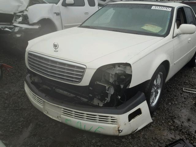 1G6KD54Y64U118999 - 2004 CADILLAC DEVILLE WHITE photo 9