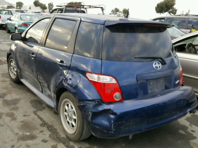 JTKKT624460162301 - 2006 TOYOTA SCION XA BLUE photo 3