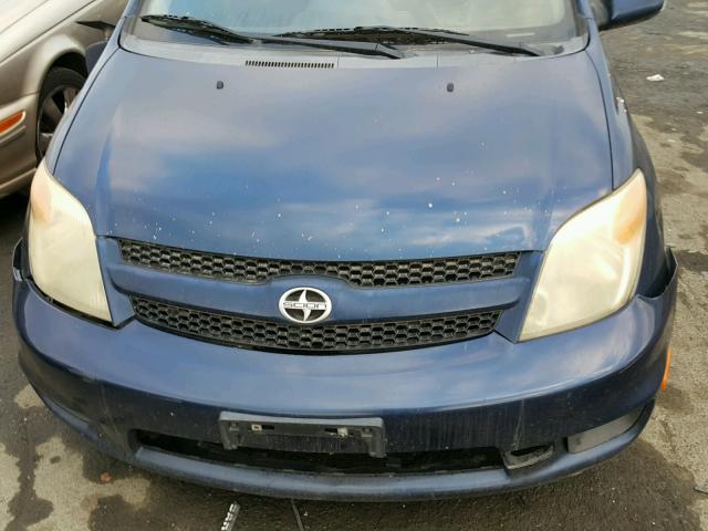 JTKKT624460162301 - 2006 TOYOTA SCION XA BLUE photo 7