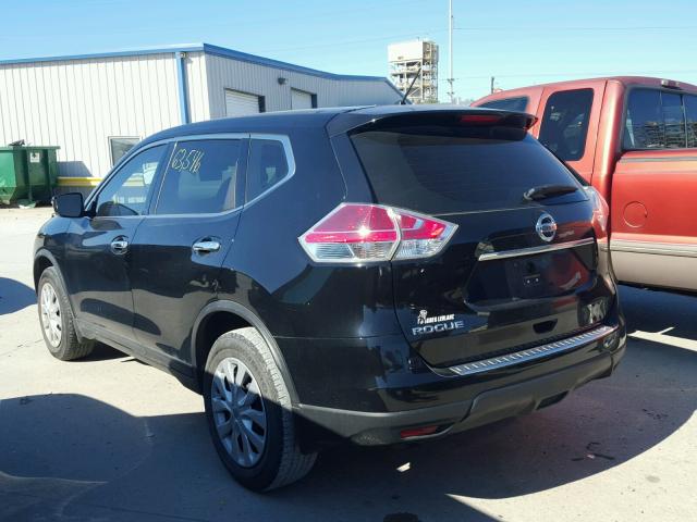 KNMAT2MT9FP511816 - 2015 NISSAN ROGUE S BLACK photo 3