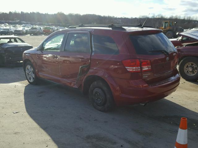 3D4PH5FV8AT114116 - 2010 DODGE JOURNEY SX RED photo 3