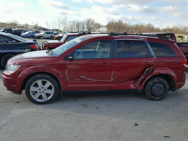 3D4PH5FV8AT114116 - 2010 DODGE JOURNEY SX RED photo 9