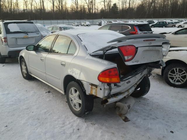 1G3NL52F14C109793 - 2004 OLDSMOBILE ALERO GL SILVER photo 3