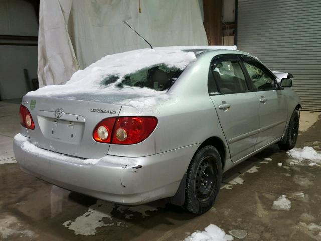 1NXBR32E65Z539789 - 2005 TOYOTA COROLLA CE SILVER photo 4