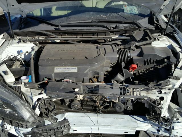 1HGCR3F83EA026791 - 2014 HONDA ACCORD EXL WHITE photo 7