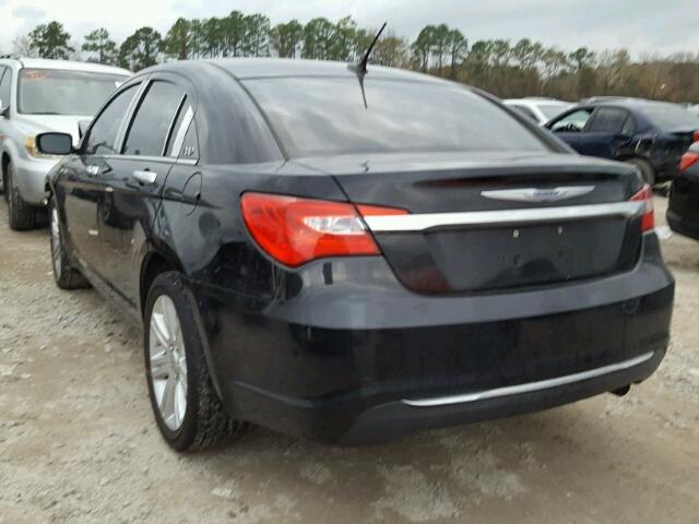 1C3CCBBB4DN571437 - 2013 CHRYSLER 200 BLACK photo 3