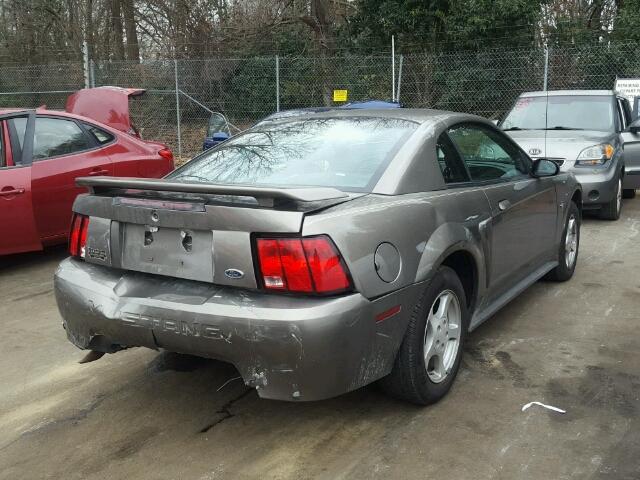 1FAFP40402F135887 - 2002 FORD MUSTANG TAN photo 4