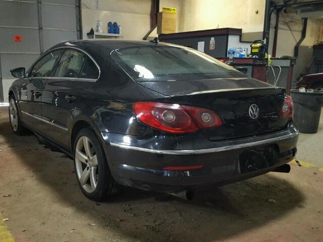 WVWGU73C79E523033 - 2009 VOLKSWAGEN CC VR6 4MO BLACK photo 3