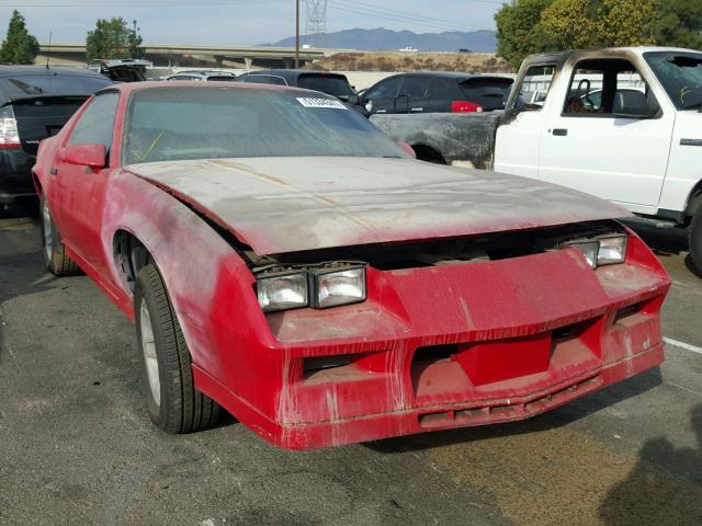 1G1AP87H8EL124879 - 1984 CHEVROLET CAMARO RED photo 1