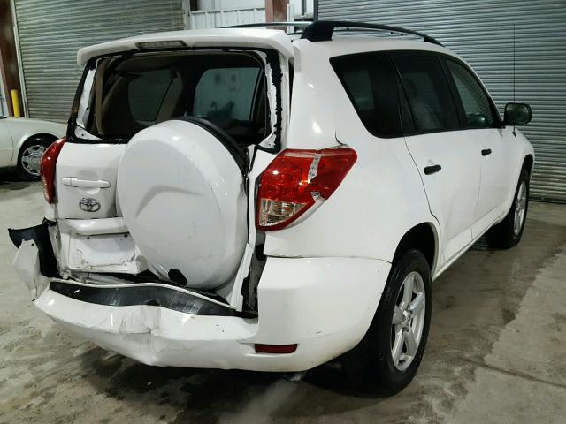 JTMZD33V386076146 - 2008 TOYOTA RAV4 WHITE photo 4