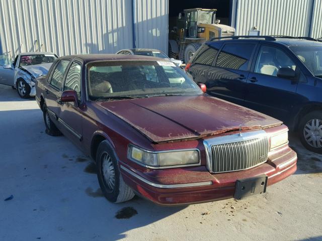 1LNLM83W0TY629954 - 1996 LINCOLN TOWN CAR C BURGUNDY photo 1