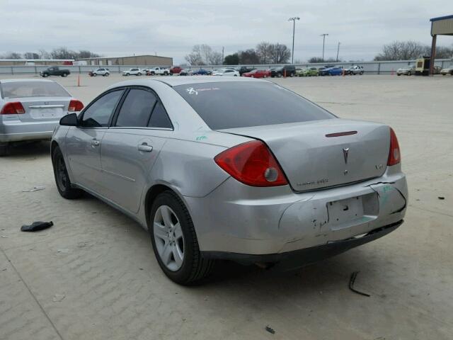 1G2ZG58B874213680 - 2007 PONTIAC G6 BASE SILVER photo 3