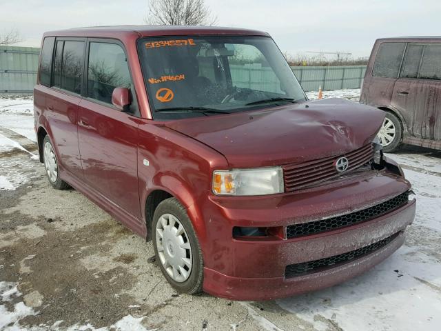 JTLKT324964114604 - 2006 TOYOTA SCION XB RED photo 1