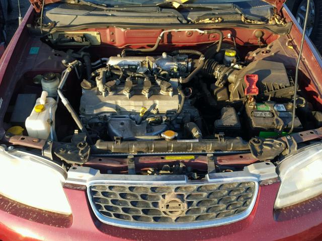 3N1CB51D43L704377 - 2003 NISSAN SENTRA XE RED photo 7