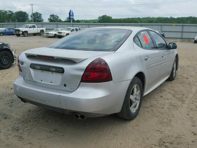2G2WP522941215716 - 2004 PONTIAC GRAND PRIX SILVER photo 4