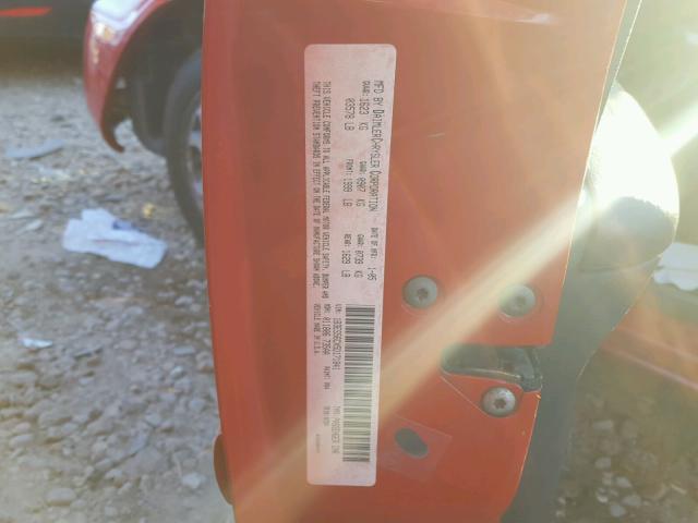 1B3ES56CX5D171841 - 2005 DODGE NEON SXT RED photo 10