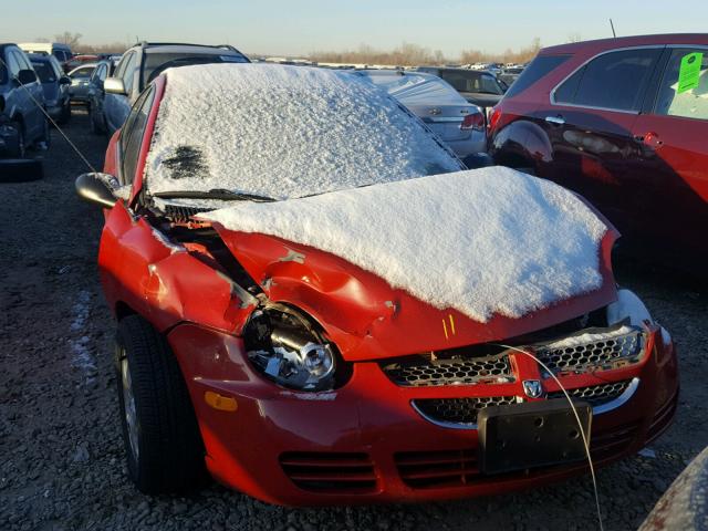 1B3ES56CX5D171841 - 2005 DODGE NEON SXT RED photo 7