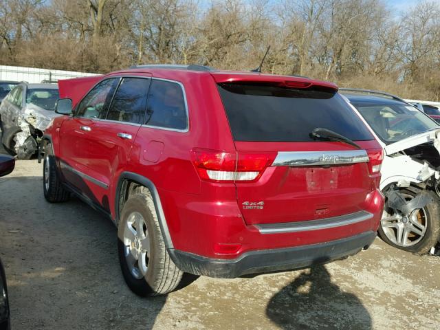 1J4RR5GG1BC641327 - 2011 JEEP GRAND CHER RED photo 3