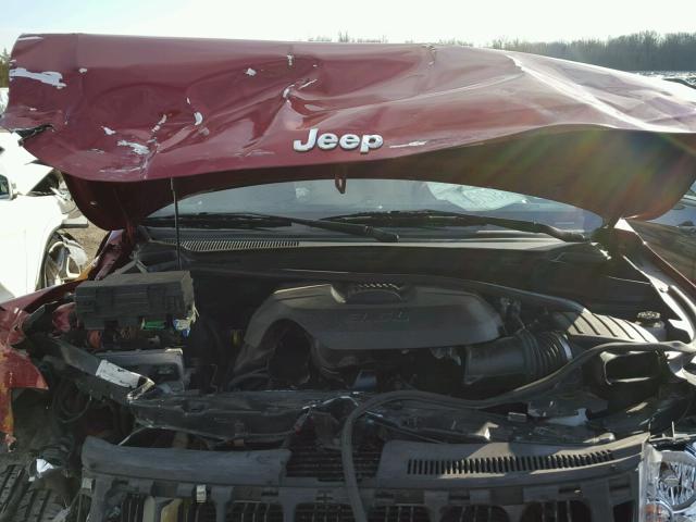 1J4RR5GG1BC641327 - 2011 JEEP GRAND CHER RED photo 7