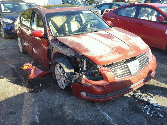 1N4BA41E94C877989 - 2004 NISSAN MAXIMA SE RED photo 1