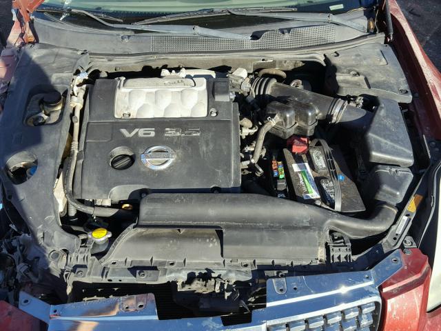 1N4BA41E94C877989 - 2004 NISSAN MAXIMA SE RED photo 7