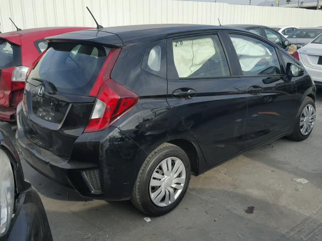 JHMGK5H58GS006339 - 2016 HONDA FIT LX BLACK photo 4