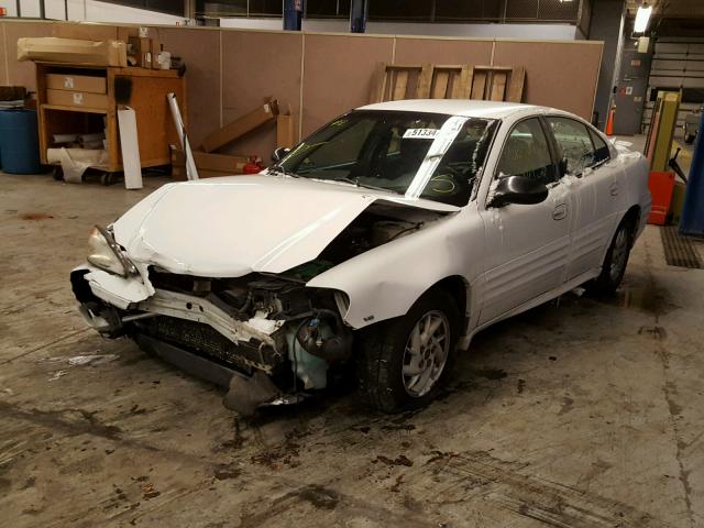 1G2NF52E32C240546 - 2002 PONTIAC GRAND AM S WHITE photo 2