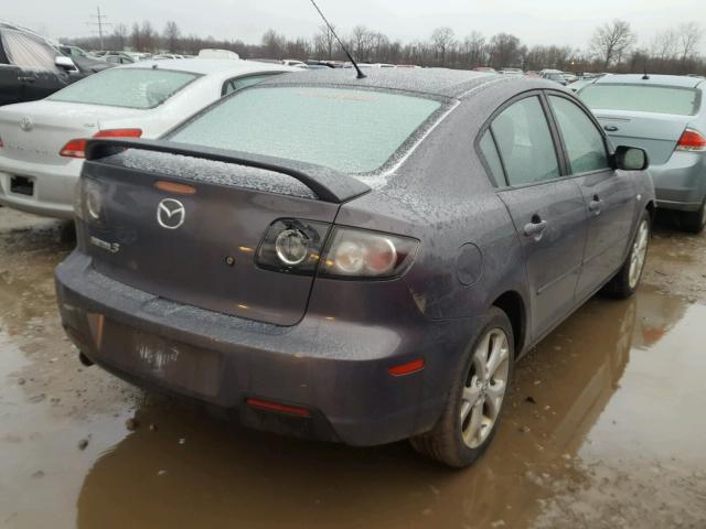 JM1BK32F481105474 - 2008 MAZDA 3 I GRAY photo 4