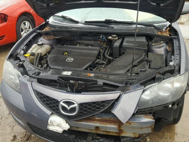 JM1BK32F481105474 - 2008 MAZDA 3 I GRAY photo 7