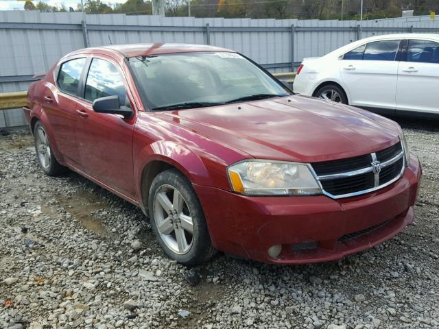 1B3LC56R28N103279 - 2008 DODGE AVENGER SX RED photo 1