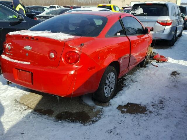 1G1AD1F50A7201609 - 2010 CHEVROLET COBALT 1LT RED photo 4