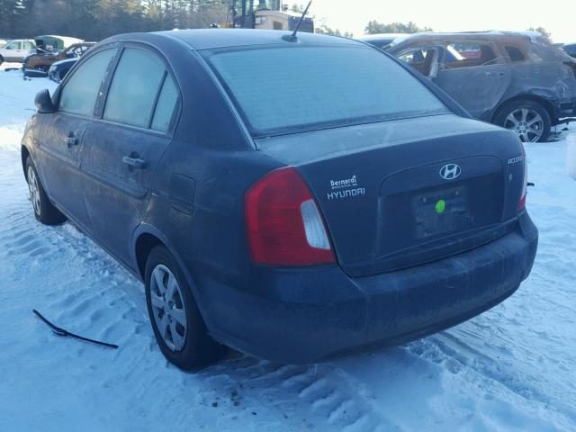 KMHCN4AC5BU613818 - 2011 HYUNDAI ACCENT GLS GRAY photo 3