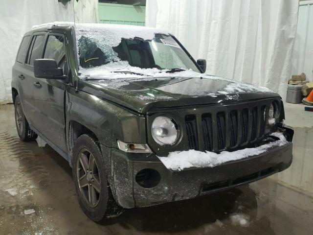 1J8FF28W48D547539 - 2008 JEEP PATRIOT SP GREEN photo 1