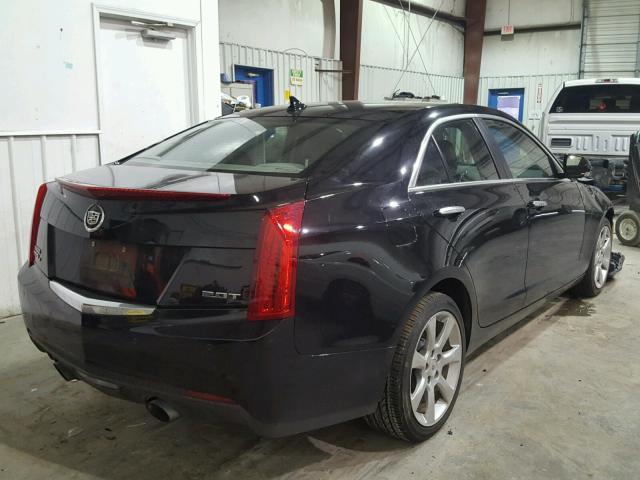 1G6AH5RX8E0134128 - 2014 CADILLAC ATS LUXURY BLACK photo 4