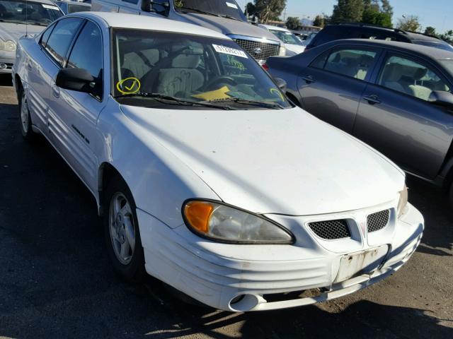 1G2NE52T6XC556631 - 1999 PONTIAC GRAND AM S WHITE photo 1