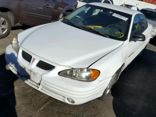 1G2NE52T6XC556631 - 1999 PONTIAC GRAND AM S WHITE photo 2