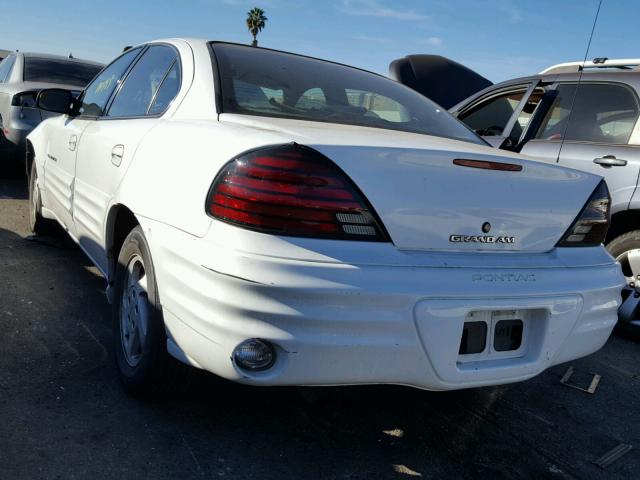 1G2NE52T6XC556631 - 1999 PONTIAC GRAND AM S WHITE photo 3