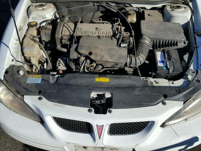 1G2NE52T6XC556631 - 1999 PONTIAC GRAND AM S WHITE photo 7