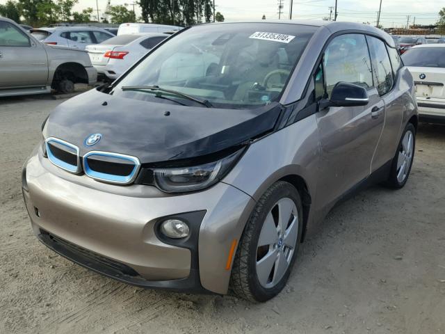 WBY1Z4C59FV504274 - 2015 BMW I3 REX Qəhvəyi foto 2