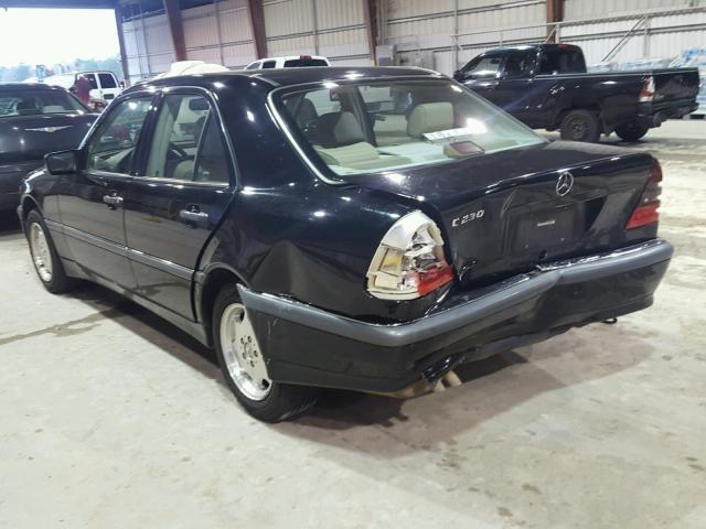 WDBHA23G5WA605623 - 1998 MERCEDES-BENZ C 230 BLACK photo 3