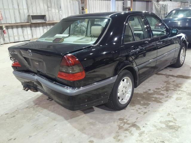 WDBHA23G5WA605623 - 1998 MERCEDES-BENZ C 230 BLACK photo 4