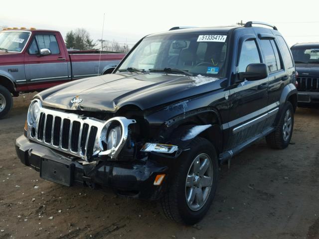 1J4GL58K46W152503 - 2006 JEEP LIBERTY LI BLACK photo 2