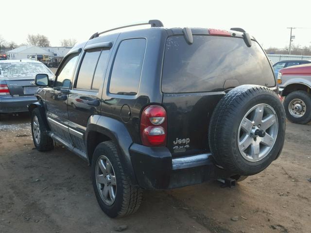 1J4GL58K46W152503 - 2006 JEEP LIBERTY LI BLACK photo 3