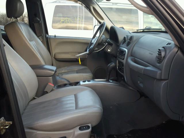 1J4GL58K46W152503 - 2006 JEEP LIBERTY LI BLACK photo 5