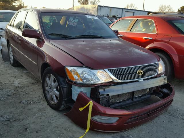 4T1BF28B81U170864 - 2001 TOYOTA AVALON XL MAROON photo 1